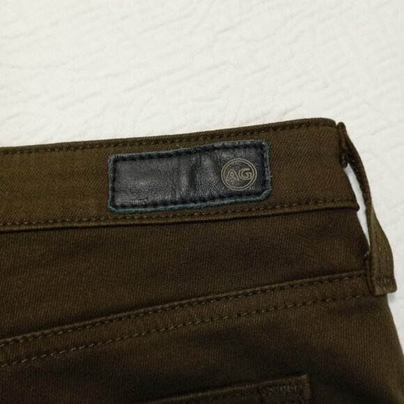 AG Adriano Goldschmied The Legging Ankle Skinny Jeans 27R olive green Womens - Picture 10 of 14